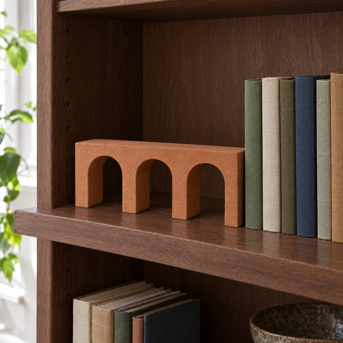 Arcade in terracotta at home